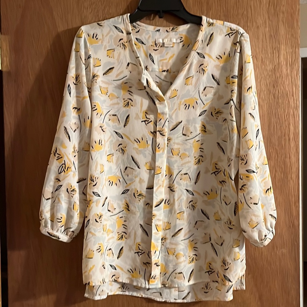 Printed lightweight blouse